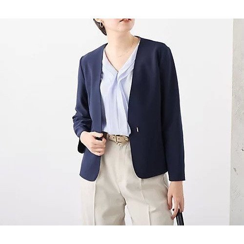 【ノーリーズソフィー/NOLLEY'S sophi】の《セットアップ対応》ウォッシャブルボンディングジョーゼットノーカラージャケット インテリア・キッズ・メンズ・レディースファッション・服の通販 founy(ファニー) https://founy.com/ ファッション Fashion レディースファッション WOMEN アウター Coat Outerwear ジャケット Jackets ノーカラージャケット No Collar Leather Jackets 2025年 2025 2025春夏・S/S Ss,Spring/Summer,2025 おすすめ Recommend オケージョン Occasion ジャケット Jacket セットアップ Set Up セレモニー Ceremony フレア Flare ペプラム Peplum ロング Long 人気 Popularity ビジネス 仕事 通勤 Business 切替 Switching 夏 Summer |ID: prp329100004273626 ipo3291000000031713783