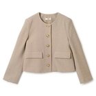 【ウーア/Uhr】のCompact Tweed Jacket Beige|ID: prp329100004273652 ipo3291000000029898375