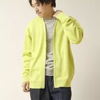 【ノーリーズ グッドマン/NOLLEY'S goodman / MEN】のZIP Vネックカーディガン 24AW イエロー|ID: prp329100004273953 ipo3291000000029688220