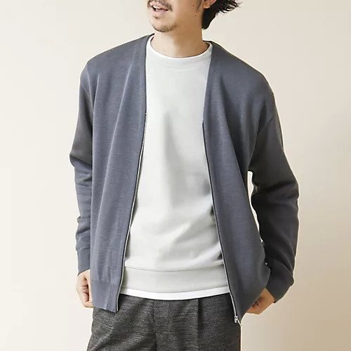 【ノーリーズ グッドマン/NOLLEY'S goodman / MEN】のZIP Vネックカーディガン 24AW インテリア・キッズ・メンズ・レディースファッション・服の通販 founy(ファニー) 　ファッション　Fashion　メンズファッション　MEN　アクリル　Acrylic　インナー　Inner　カーディガン　Cardigan　抗菌　Antibacterial　シルバー　Silver　ジップ　Zip　スラックス　Slacks　デニム　Denim　夏　Summer　2024年　2024　エレガント 上品　Elegant　2024-2025秋冬・A/W　Aw/Autumn/Winter/Fw/Fall/2024-2025　グレイッシュブルー|ID: prp329100004273953 ipo3291000000029688222