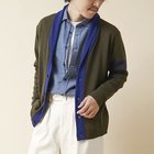 【ノーリーズ グッドマン/NOLLEY'S goodman / MEN】の《デオドラント加工》ミラノリブ ショールカラーカーディガン 24AW オリーブ|ID: prp329100004273958 ipo3291000000029688248