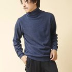 【ノーリーズ グッドマン/NOLLEY'S goodman / MEN】のウールカシミヤ タートルネックニット 24AW ブルー|ID: prp329100004278024 ipo3291000000029710952