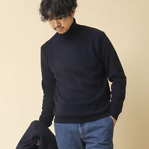 【ノーリーズ グッドマン/NOLLEY'S goodman / MEN】のウールカシミヤ タートルネックニット 24AW インテリア・キッズ・メンズ・レディースファッション・服の通販 founy(ファニー) 　ファッション　Fashion　メンズファッション　MEN　2024年　2024　2024-2025秋冬・A/W　Aw/Autumn/Winter/Fw/Fall/2024-2025　なめらか　Smooth　インナー　Inner　カシミヤ　Cashmere　シンプル　Simple　ジャケット　Jacket　スマート　Smart　スラックス　Slacks　タートルネック　Turtleneck　デニム　Denim　ダークネイビー|ID: prp329100004278024 ipo3291000000029710954