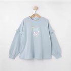 【シューラルー/SHOO LA RUE / KIDS】の【130-150cm】プチフリルアソートプリントスウェット サックスブルー|ID: prp329100004278042 ipo3291000000029711044