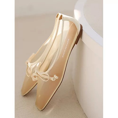 【ピッピシック/Pippichic】の【HPS別注】AMBER BALLET チュールバレエシューズ 人気、トレンドファッション・服の通販 founy(ファニー) 　ファッション　Fashion　レディースファッション　Fashion for Women　春　Spring　クラシカル　Classical, Vintage-Inspired　シューズ　Shoes, Footwear　チュール　Tulip, Tulip Motif　デニム　Denim, Jeans Material　トレンド　Trend, Trending Now　ヌーディ　Nude, Nude Tone　バレエ　Ballet, Ballet Style　フェミニン　Feminine, Girly　ベーシック　Basic, Essential　別注　Limited Edition, Custom Order　リボン　Ribbon, Bow　S/S・春夏　SS, Spring/Summer, Warm Season　夏　Summer　other-2|ID: prp329100004283144 ipo3291000000033330761