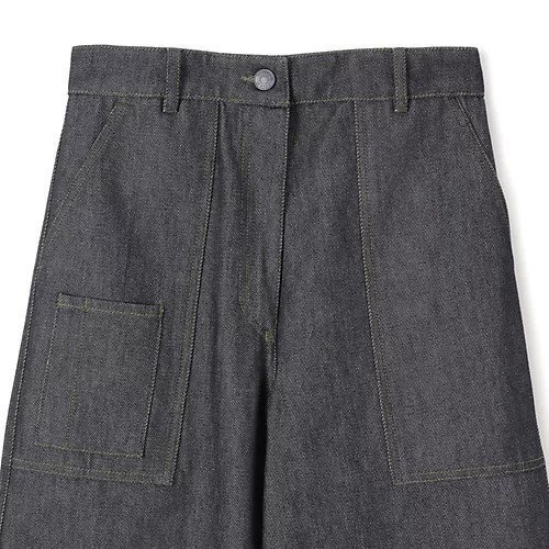 【セシリー バンセン/CECILIE BAHNSEN】のANITA TROUSERS 人気、トレンドファッション・服の通販 founy(ファニー) 　ファッション　Fashion　レディースファッション　WOMEN　2025年　2025　2025春夏・S/S　Ss,Spring/Summer,2025　インディゴ　Indigo　デニム　Denim　フェミニン　Feminine　ポケット　Pocket　リボン　Ribbon　ループ　Loop　ワイド　Wide　洗える　Washable　other-3|ID: prp329100004283151 ipo3291000000031255732