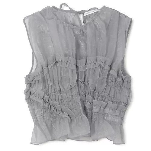 【セシリー バンセン/CECILIE BAHNSEN】のUPHI TOP インテリア・キッズ・メンズ・レディースファッション・服の通販 founy(ファニー) https://founy.com/ ファッション Fashion レディースファッション WOMEN ワンピース Dress 2025年 2025 2025春夏・S/S Ss,Spring/Summer,2025 エアリー Airy ギャザー Gather フリル Frills リボン Ribbon |ID: prp329100004286228 ipo3291000000030648826
