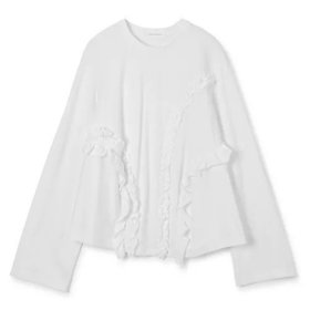 【セシリー バンセン/CECILIE BAHNSEN】のALVA T-SHIRT 人気、トレンドファッション・服の通販 founy(ファニー) ファッション Fashion レディースファッション WOMEN トップス・カットソー Tops/Tshirt シャツ/ブラウス Shirts/Blouses ロング / Tシャツ T-Shirts 2025年 2025 ギャザー Gather ジャージー Jersey ストレッチ Stretch フリル Frills 洗える Washable |ID:prp329100004286231