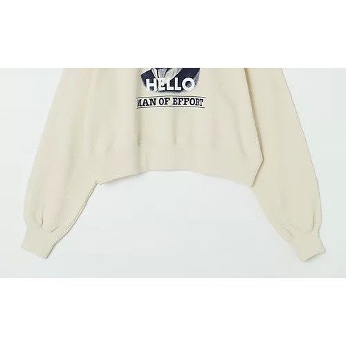 【オブラダ/Oblada】のHELLO SWEAT インテリア・キッズ・メンズ・レディースファッション・服の通販 founy(ファニー) 　ファッション　Fashion　レディースファッション　WOMEN　トップス・カットソー　Tops/Tshirt　パーカ　Sweats　スウェット　Sweat　スウェット　Sweat　フェイス　Face　プリント　Print　洗える　Washable　【HPS別注】IVORY|ID: prp329100004286239 ipo3291000000031823622