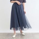 【グローブ/grove】のチュールプリーツスカート 人気、トレンドファッション・服の通販 founy(ファニー) ファッション Fashion レディースファッション WOMEN スカート Skirt プリーツスカート Pleated Skirts エアリー Airy サテン Satin チュール Tulle プリーツ Pleats ポケット Pocket thumbnail ブルー|ID: prp329100004286246 ipo3291000000029922473