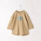 【ザ ショップ ティーケー/THE SHOP TK / KIDS】の【150-160】刺繍ロゴ七分Tシャツ 人気、トレンドファッション・服の通販 founy(ファニー) ファッション Fashion キッズファッション KIDS シンプル Simple ワイド Wide 定番 Standard thumbnail ベージュ|ID: prp329100004286321 ipo3291000000029900771