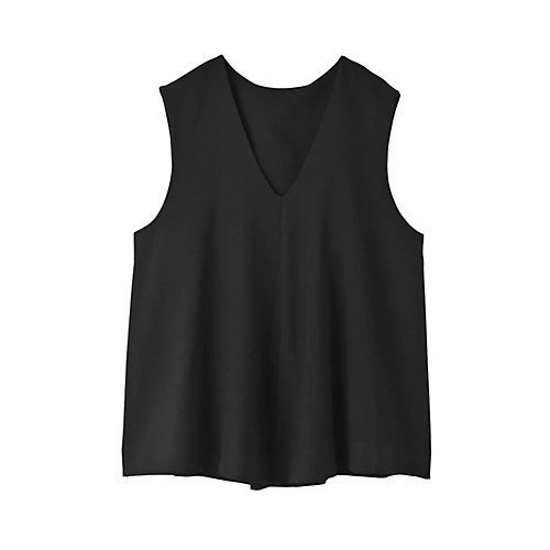 【スタイルデリ/STYLE DELI】の【BLK001】バック背面タックベスト インテリア・キッズ・メンズ・レディースファッション・服の通販 founy(ファニー) 　ファッション　Fashion　レディースファッション　WOMEN　アウター　Coat Outerwear　トップス・カットソー　Tops/Tshirt　ベスト/ジレ　Gilets/Vests　バッグ　Bag　シンプル　Simple　スリット　Slit　スーツ　Suit　定番　Standard　フォルム　Form　フォーマル　Formal　ベスト　Vest　リラックス　Relax　おすすめ　Recommend　旅行　Travel　エレガント 上品　Elegant　ブラック|ID: prp329100004290373 ipo3291000000030964577