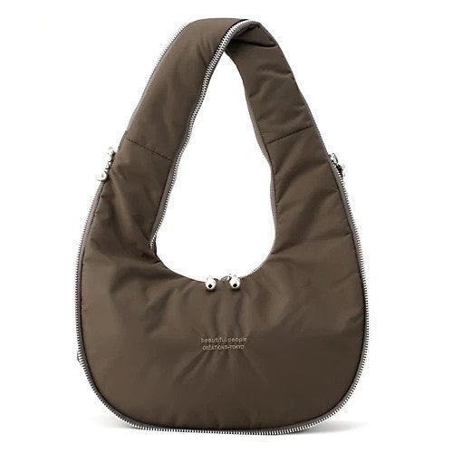 【ビューティフル ピープル/beautiful people】のmobious bag in nylon twill S インテリア・キッズ・メンズ・レディースファッション・服の通販 founy(ファニー) 　ファッション　Fashion　レディースファッション　WOMEN　2025年　2025　チェーン　Chain　フォルム　Form　dark olive|ID: prp329100004290385 ipo3291000000029772606