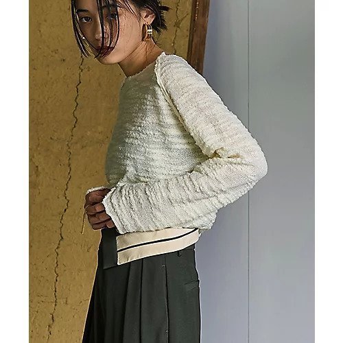 【マージュール/marjour】のSLUB TOPS 人気、トレンドファッション・服の通販 founy(ファニー) 　ファッション　Fashion　レディースファッション　Fashion for Women　トップス・カットソー　Cut & Sew Tops　インナー　Innerwear　カットソー　Cut and Sewn Top　シンプル　Simple, Minimal　ストレッチ　Stretch, Stretchy Fabric　トレンド　Trend, Trending Now　ベーシック　Basic, Essential　ボトム　Bottoms, Lower Wear　モノトーン　Monotone, Black and White　other-2|ID: prp329100004293939 ipo3291000000031299632