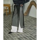 【マージュール/marjour】のSTRIPE SHEER WRAP SKIRT BLACK|ID: prp329100004293949 ipo3291000000029789624