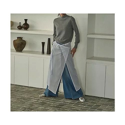【マージュール/marjour】のSTRIPE SHEER WRAP SKIRT 人気、トレンドファッション・服の通販 founy(ファニー) 　ファッション　Fashion　レディースファッション　WOMEN　スカート　Skirt　インナー　Inner　シアー　Sheer　ジャケット　Jacket　スウェット　Sweat　ストライプ　Stripe　ストレッチ　Stretch　ベーシック　Basic　ラップ　Wrap　冬　Winter　other-2|ID: prp329100004293949 ipo3291000000031299784