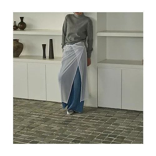 【マージュール/marjour】のSTRIPE SHEER WRAP SKIRT 人気、トレンドファッション・服の通販 founy(ファニー) 　ファッション　Fashion　レディースファッション　WOMEN　スカート　Skirt　インナー　Inner　シアー　Sheer　ジャケット　Jacket　スウェット　Sweat　ストライプ　Stripe　ストレッチ　Stretch　ベーシック　Basic　ラップ　Wrap　冬　Winter　other-3|ID: prp329100004293949 ipo3291000000031299787