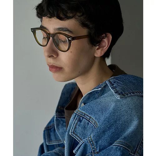 【マージュール/marjour】のNUANCE COLOR FRAME GLASSES インテリア・キッズ・メンズ・レディースファッション・服の通販 founy(ファニー) 　ファッション　Fashion　レディースファッション　WOMEN　サングラス/メガネ　Glasses　コンパクト　Compact　フレーム　Flame　メガネ　Glasses　GREEN|ID: prp329100004293977 ipo3291000000029790420