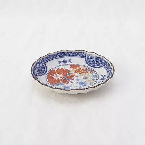 【トゥーワントゥーキッチンストア/212 KITCHEN STORE / GOODS】の古染金彩 3.5寸皿 花唐草 インテリア・キッズ・メンズ・レディースファッション・服の通販 founy(ファニー) https://founy.com/ スマート Smart 皿 Dish |ID: prp329100004294329 ipo3291000000029791491