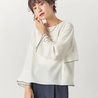 【ノーリーズソフィー/NOLLEY'S sophi】のジョーゼットバックフレアブラウス 人気、トレンドファッション・服の通販 founy(ファニー) ファッション Fashion レディースファッション WOMEN トップス・カットソー Tops/Tshirt シャツ/ブラウス Shirts/Blouses バッグ Bag 2025年 2025 おすすめ Recommend オーガンジー Organdy セレモニー Ceremony バランス Balance フリル Frills エレガント 上品 Elegant ビジネス 仕事 通勤 Business thumbnail オフホワイト|ID: prp329100004300498 ipo3291000000029815450