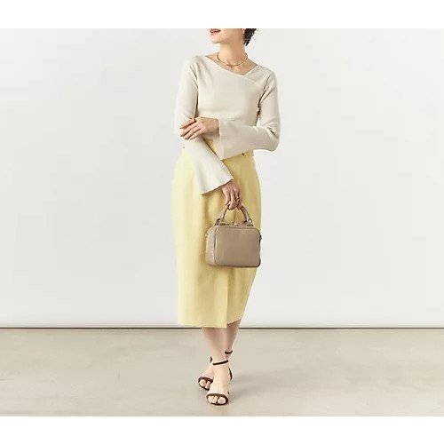 【ノーリーズソフィー/NOLLEY'S sophi】のウォッシャブルラップ風タイトスカート 人気、トレンドファッション・服の通販 founy(ファニー) 　ファッション　Fashion　レディースファッション　WOMEN　スカート　Skirt　2025年　2025　2025春夏・S/S　Ss,Spring/Summer,2025　おすすめ　Recommend　ストレッチ　Stretch　バランス　Balance　メタル　Metal　ラップ　Wrap　エレガント 上品　Elegant　ビジネス 仕事 通勤　Business　other-2|ID: prp329100004300531 ipo3291000000031712807