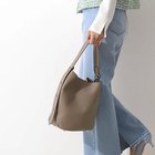【ノーリーズソフィー/NOLLEY'S sophi】のアシメワンハンドルバッグmade in Italy グレーベージュ|ID: prp329100004300574 ipo3291000000031713295