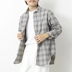 【ノーリーズ グッドマン/NOLLEY'S goodman / MEN】のシャギーチェック レギュラーシャツ 24AW ホワイト系その他|ID: prp329100004300689 ipo3291000000029816162