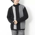 【シュテットシュタイン/Stutostein / MEN】のカシミヤ混モックネックインターシャニット 24AW ブラック系その他|ID: prp329100004300701 ipo3291000000029816197