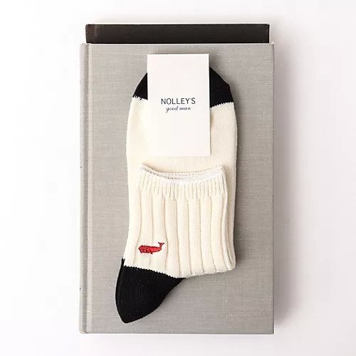 【ノーリーズ グッドマン/NOLLEY'S goodman / MEN】のクジラクォーターソックス インテリア・キッズ・メンズ・レディースファッション・服の通販 founy(ファニー) 　ファッション　Fashion　メンズファッション　MEN　くるぶし　Ankle　サンダル　Sandals　ストレッチ　Stretch　スニーカー　Sneakers　ベーシック　Basic　オフホワイト|ID: prp329100004300726 ipo3291000000031719797