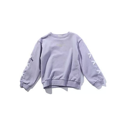 【シューラルー/SHOO LA RUE / KIDS】の【110-140cm】袖レースアップスウェット 人気、トレンドファッション・服の通販 founy(ファニー) 　ファッション　Fashion　キッズファッション　KIDS　おすすめ　Recommend　ガーリー　Girly　スウェット　Sweat　フロント　Front　人気　Popularity　 other-1|ID: prp329100004302733 ipo3291000000029910725