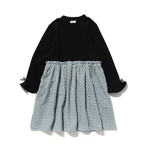 【シューラルー/SHOO LA RUE / KIDS】の【110-140cm】カットエンボスドッキングワンピース インテリア・キッズ・メンズ・レディースファッション・服の通販 founy(ファニー) https://founy.com/ ファッション Fashion キッズファッション KIDS ワンピース Dress/Kids カットソー Cut And Sew ドッキング Docking フレア Flare ポケット Pocket 年末年始 The Year-End And New Year Holidays |ID: prp329100004302743 ipo3291000000029830791