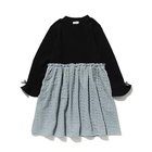 【シューラルー/SHOO LA RUE / KIDS】の【110-140cm】カットエンボスドッキングワンピース ブラック|ID: prp329100004302743 ipo3291000000029830793