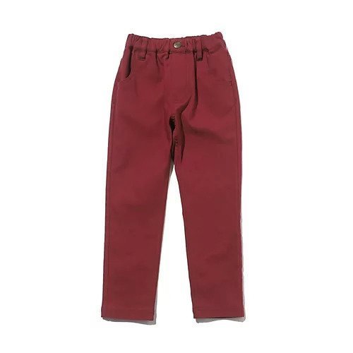 【シューラルー/SHOO LA RUE / KIDS】の【110-140cm】裏起毛ストレッチパンツ インテリア・キッズ・メンズ・レディースファッション・服の通販 founy(ファニー) 　ファッション　Fashion　キッズファッション　KIDS　ボトムス　Bottoms/Kids　ストレッチ　Stretch　スリム　Slim　チェック　Check　ポケット　Pocket　冬　Winter　定番　Standard　無地　Plain Color　ボルドー|ID: prp329100004302815 ipo3291000000029831265