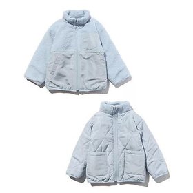 【シューラルー/SHOO LA RUE / KIDS】の【110-140cm/撥水/2WAY】キルト ボア リバーシブルブルゾン 人気、トレンドファッション・服の通販 founy(ファニー) ファッション Fashion キッズファッション KIDS ガーリー Girly キルト Quilt 今季 This Season 切替 Switching シンプル Simple スタンド Stand スマート Smart 定番 Standard ポケット Pocket マフラー Scarf リバーシブル Reversible |ID:prp329100004302818