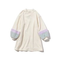 【シューラルー/SHOO LA RUE / KIDS】の【110-140cm】袖配色フェイクファー使いワンピース 人気、トレンドファッション・服の通販 founy(ファニー) ファッション Fashion キッズファッション KIDS ワンピース Dress/Kids ガーリー Girly フェイクファー Faux Fur ポケット Pocket 人気 Popularity 切替 Switching |ID:prp329100004302835