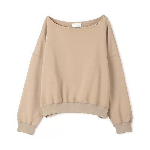 【アッパー ハイツ/upper hights】のCROPPED SWEAT インテリア・キッズ・メンズ・レディースファッション・服の通販 founy(ファニー) 　ファッション　Fashion　レディースファッション　WOMEN　トップス・カットソー　Tops/Tshirt　パーカ　Sweats　スウェット　Sweat　オフショル　Off Shoulder　キャミ　Cami　タンク　Tank　洗える　Washable　【HPS別注】ALMOND GREY|ID: prp329100004305606 ipo3291000000029854109