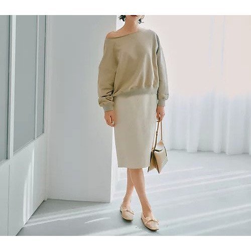 【アッパー ハイツ/upper hights】のCROPPED SWEAT 人気、トレンドファッション・服の通販 founy(ファニー) 　ファッション　Fashion　レディースファッション　WOMEN　トップス・カットソー　Tops/Tshirt　パーカ　Sweats　スウェット　Sweat　オフショル　Off Shoulder　キャミ　Cami　タンク　Tank　洗える　Washable　other-2|ID: prp329100004305606 ipo3291000000031715180