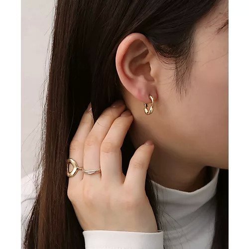 【コレカラ/collecala】のツイストフープ セットピアス 人気、トレンドファッション・服の通販 founy(ファニー) 　ファッション　Fashion　レディースファッション　Ladies' Fashion Online　おすすめ　Recommend　オケージョン　Occasion　シンプル　Simple　ツイスト　Twist　バランス　Balance　フープ　Hoop　プレート　Plate　メタル　Metal　other-2|ID: prp329100004306846 ipo3291000000031299455