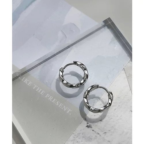 【コレカラ/collecala】の[stainless]ステンレス・ツイストワンタッチフープピアス〈金属アレルギー対応〉 インテリア・キッズ・メンズ・レディースファッション・服の通販 founy(ファニー) 　ファッション　Fashion　レディースファッション　WOMEN　シンプル　Simple　セレモニー　Ceremony　ツイスト　Twist　フープ　Hoop　入学式　Entrance Ceremony　卒業式　Graduation Ceremony　結婚式　Wedding Ceremony　シルバー|ID: prp329100004306849 ipo3291000000029863698