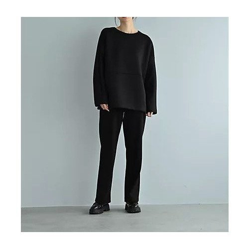 【スタイルデリ/STYLE DELI】の【BLK001】背面ファスナー付きプルオーバー 人気、トレンドファッション・服の通販 founy(ファニー) 　ファッション　Fashion　レディースファッション　Fashion for Women　トップス・カットソー　Cut & Sew Tops　カジュアルプルオーバー・ニットトップス　Pullovers & Knit Tops / Casual Pullovers　カットソー　Cut and Sewn Top　スリット　Slit, Slit Detail　定番　Standard, Basic Item　おすすめ　Recommended / Our Picks　夏　Summer　旅行　Travel　エレガント 上品　Elegant　other-3|ID: prp329100004308326 ipo3291000000031299413