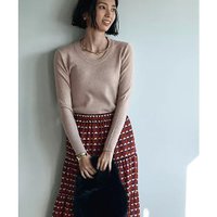 【スタイルデリ/STYLE DELI】の心地良いUネックインナーニットトップス 人気、トレンドファッション・服の通販 founy(ファニー) ファッション Fashion レディースファッション WOMEN トップス・カットソー Tops/Tshirt ニット Knit Tops インナー Inner カーディガン Cardigan サロペット Overalls シンプル Simple ジャケット Jacket デコルテ Decolletage 定番 Standard 長袖 Long Sleeve フィット Fit ポケット Pocket 夏 Summer |ID:prp329100004308328