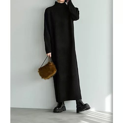 【スタイルデリ/STYLE DELI】のヤク風タートルネックワンピースB インテリア・キッズ・メンズ・レディースファッション・服の通販 founy(ファニー) https://founy.com/ ファッション Fashion レディースファッション Fashion for Women ワンピース Dresses タートルネック Turtleneck, High Neck 年末 Year-end |ID: prp329100004308359 ipo3291000000034408409