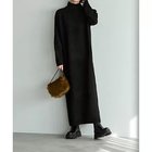 【スタイルデリ/STYLE DELI】のヤク風タートルネックワンピースB ブラック|ID: prp329100004308359 ipo3291000000034408411