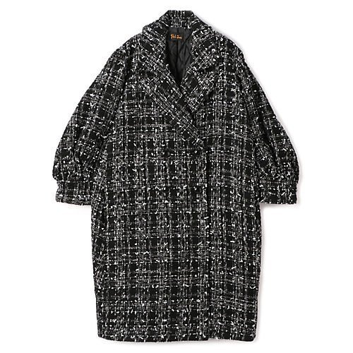 【ペールジュート/Pale Jute】のTweed Coat II インテリア・キッズ・メンズ・レディースファッション・服の通販 founy(ファニー) https://founy.com/ ファッション Fashion レディースファッション WOMEN アウター Coat Outerwear コート Coats カフス Cuffs キルティング Quilting クラシック Classic ショート Short ダブル Double ツィード Tweed フォルム Form フロント Front ミックス Mix ロング Long 防寒 Cold Protection |ID: prp329100004308434 ipo3291000000029875030