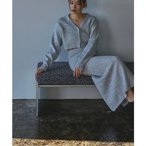 【マージュール/marjour】のLAME KNIT CARDIGAN 人気、トレンドファッション・服の通販 founy(ファニー) 　ファッション　Fashion　レディースファッション　Fashion for Women　トップス・カットソー　Cut & Sew Tops　ニット　Knit Tops & Sweaters　カーディガン・羽織り　Layered Style Cardigans　インナー　Innerwear　カーディガン　Cardigan, Knitwear　ストレッチ　Stretch, Stretchy Fabric　セットアップ　Set-Up, Coordinated Outfit　デニム　Denim, Jeans Material　バランス　Balance, Style Balance　楽ちん　Easy Fit, Comfortable　おすすめ　Recommended / Our Picks　other-2|ID: prp329100004309893 ipo3291000000035315664