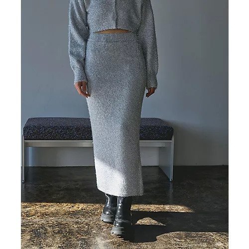 【マージュール/marjour】のLAME KNIT SKIRT インテリア・キッズ・メンズ・レディースファッション・服の通販 founy(ファニー) https://founy.com/ ファッション Fashion レディースファッション WOMEN スカート Skirt インナー Inner スウェット Sweat ストレッチ Stretch スリット Slit セットアップ Set Up フィット Fit |ID: prp329100004310096 ipo3291000000029887039