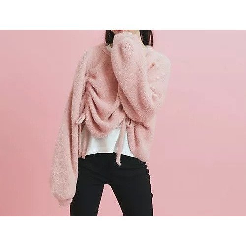 【ピンク ラテ/PINK-latte / KIDS】のドロストニット&ロングTシャツセット 人気、トレンドファッション・服の通販 founy(ファニー) 　ファッション　Fashion　キッズファッション　KIDS　ガーリー　Girly　ギャザー　Gather　シンプル　Simple　デニム　Denim　トレンド　Trend　ロング　Long　 other-1|ID: prp329100004310231 ipo3291000000029887504