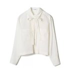 【ルネ/LUNE】の3WAYオーガンジーシャツ 人気、トレンドファッション・服の通販 founy(ファニー) ファッション Fashion レディースファッション WOMEN トップス・カットソー Tops/Tshirt シャツ/ブラウス Shirts/Blouses オーガンジー Organdy カシュクール Cachecoeur カフス Cuffs チェック Check リボン Ribbon ロング Long エレガント 上品 Elegant 洗える Washable thumbnail ホワイト|ID: prp329100004311736 ipo3291000000032271774