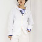 【リエミラー/Rie Miller】のウォッシャブルOversized ZIPフーディー 人気、トレンドファッション・服の通販 founy(ファニー) ファッション Fashion レディースファッション WOMEN 2025年 2025 おすすめ Recommend ウォッシャブル Washable コンパクト Compact ジャケット Jacket 夏 Summer thumbnail ホワイト|ID: prp329100004311754 ipo3291000000029896039