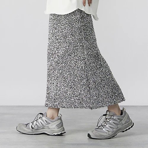 【ナウンレス/NOUNLESS】のGLITTER TAPE YARN KNIT SKIRT インテリア・キッズ・メンズ・レディースファッション・服の通販 founy(ファニー) https://founy.com/ ファッション Fashion レディースファッション WOMEN スカート Skirt おすすめ Recommend ダブル Double フェイス Face 定番 Standard |ID: prp329100004311759 ipo3291000000029896104